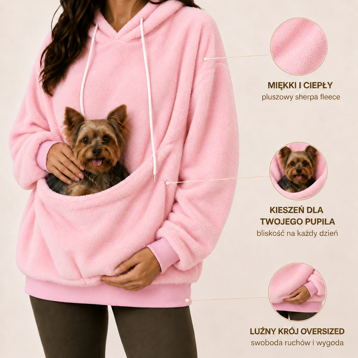 TulPupila™ - Bluza z kieszenią dla twojego pupila.
